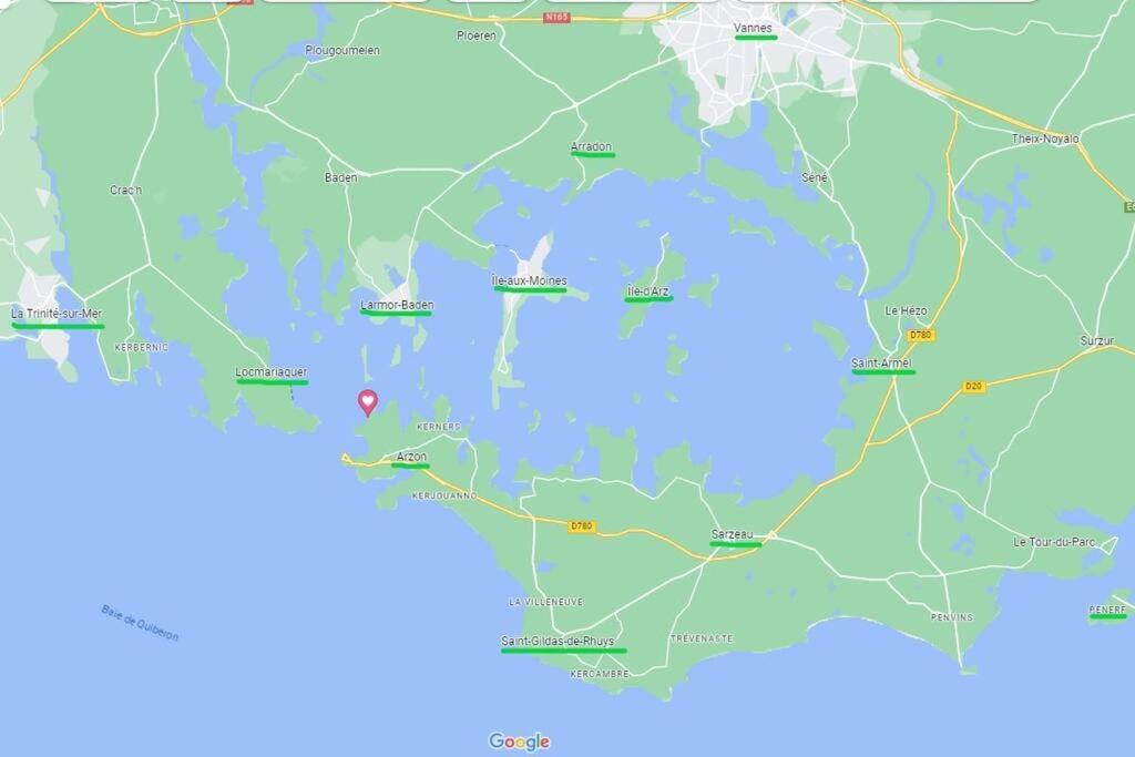 Entre Golfe Et Ocean Villa La Trinité-Surzur Eksteriør bilde